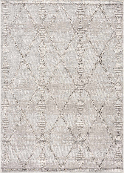 Nyla Bone Indoor & Outdoor Rug - 2x3 - Clearance