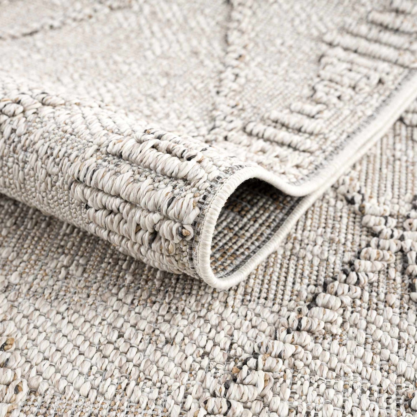Nyla Bone Indoor & Outdoor Rug - 2x3 - Clearance