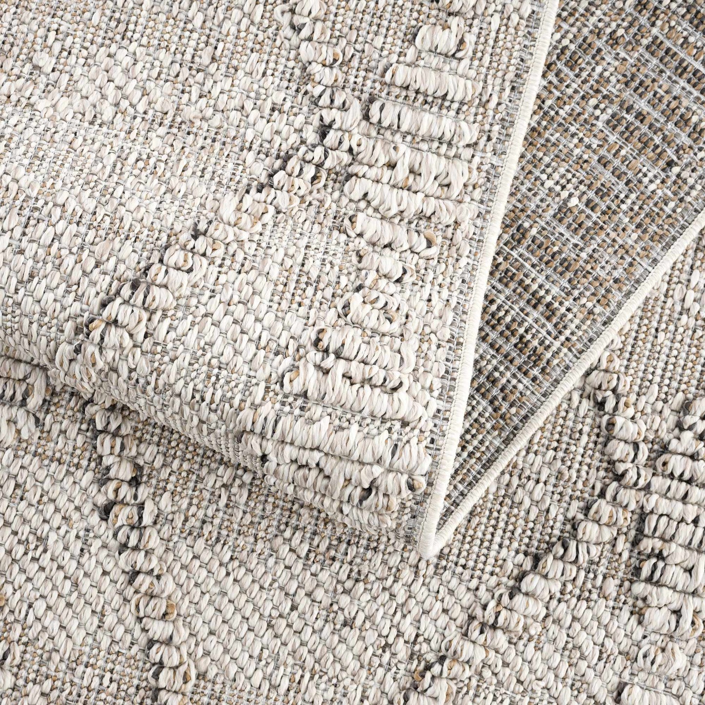 Nyla Bone Indoor & Outdoor Rug - 2x3 - Clearance