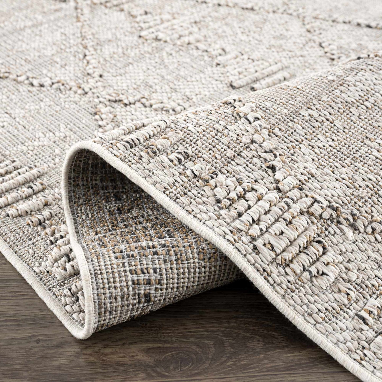 Nyla Bone Indoor & Outdoor Rug - 2x3 - Clearance