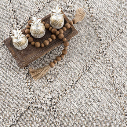 Nyla Bone Indoor & Outdoor Rug - 2x3 - Clearance