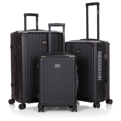 ROBERTO CAVALLI 3 Piece Luggage Set with Expandable Hard Shell & 8 Spinner Wheels