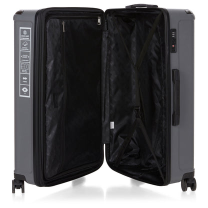 ROBERTO CAVALLI 3 Piece Luggage Set with Expandable Hard Shell & 8 Spinner Wheels