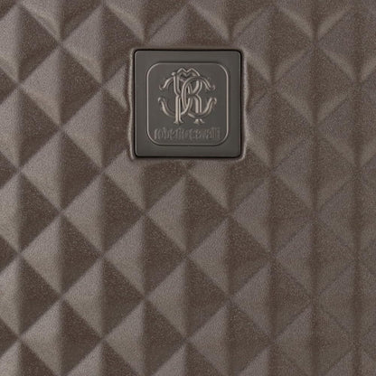 ROBERTO CAVALLI 20-Inch Luxury Carry-On Luggage – Hardshell Spinner Suitcase with Front Laptop Compartment, TSA Lock & Expandable Design
