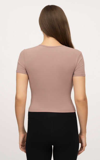 2 PK Heavenly Rib Short Sleeve Shirt
