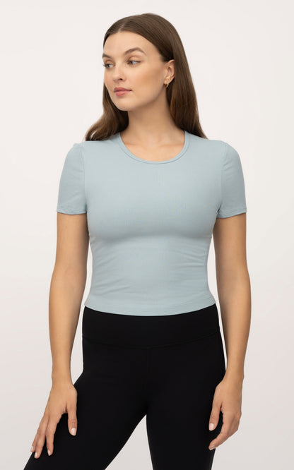 2 PK Heavenly Rib Short Sleeve Shirt