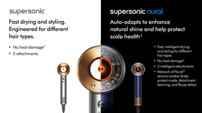 Dyson Supersonic Nural Hair Dryer in Vinca Blue Topaz