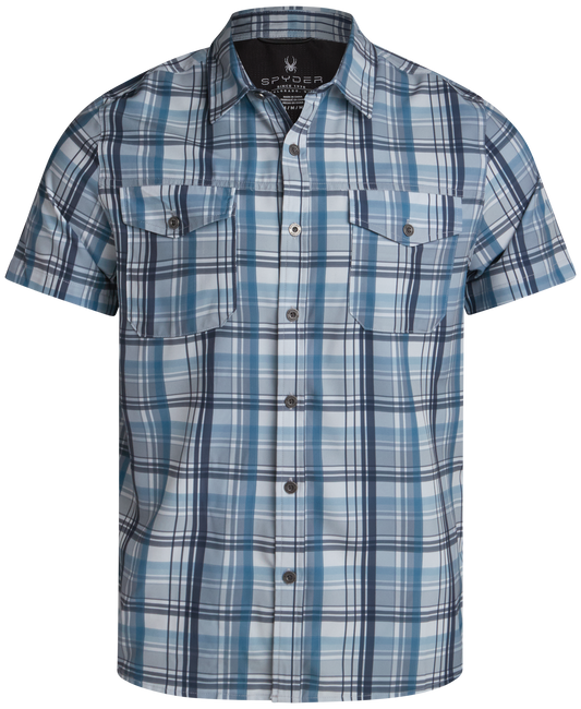 Men's Seaside Collared Shirt - Steel Grey