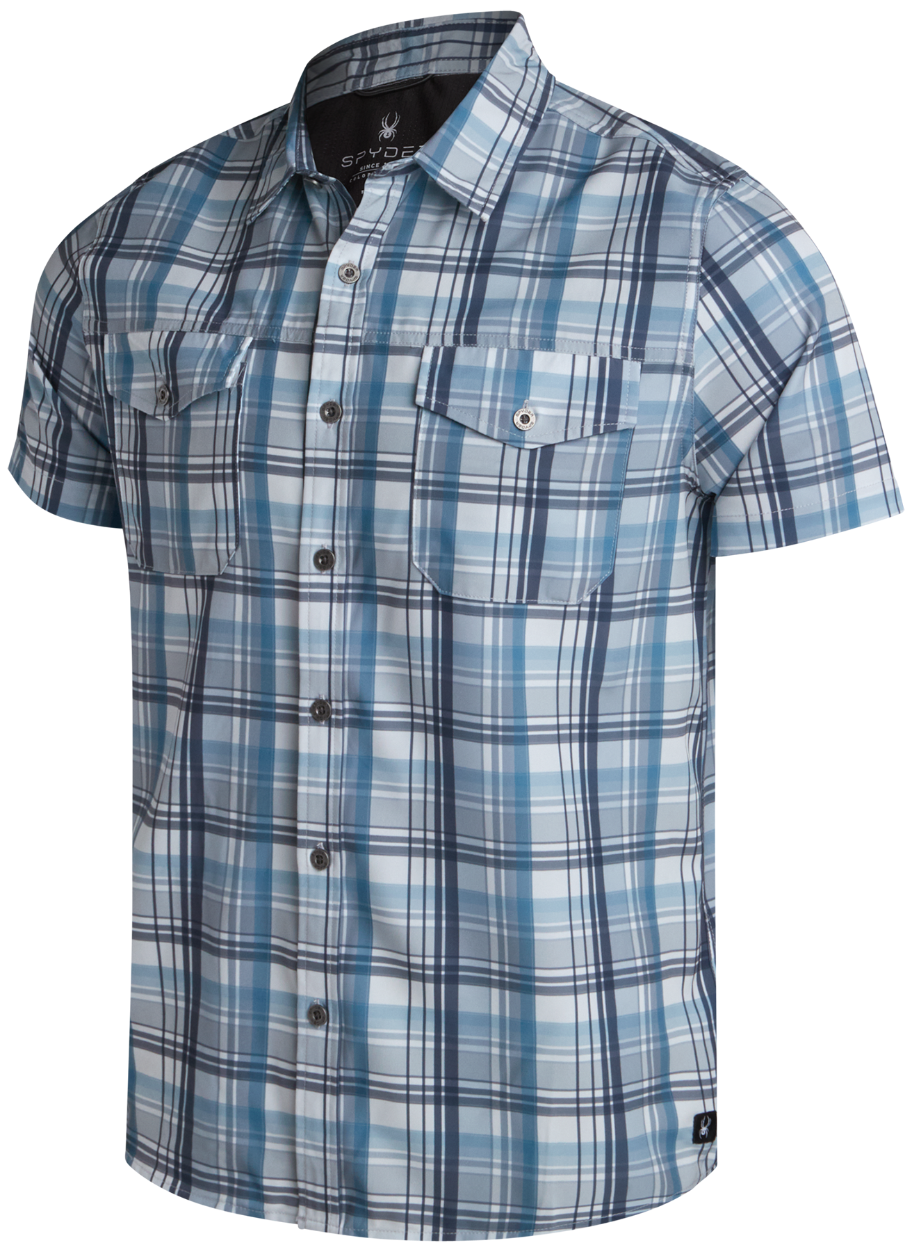 Men's Seaside Collared Shirt - Steel Grey