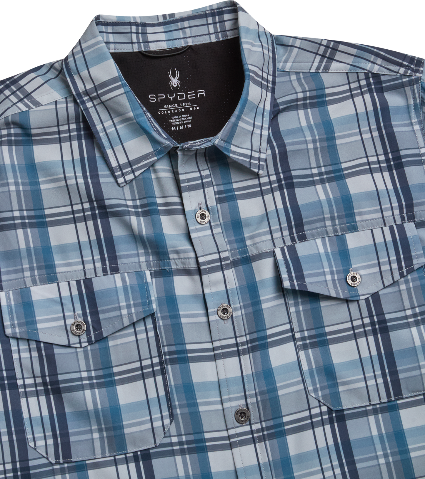 Men's Seaside Collared Shirt - Steel Grey