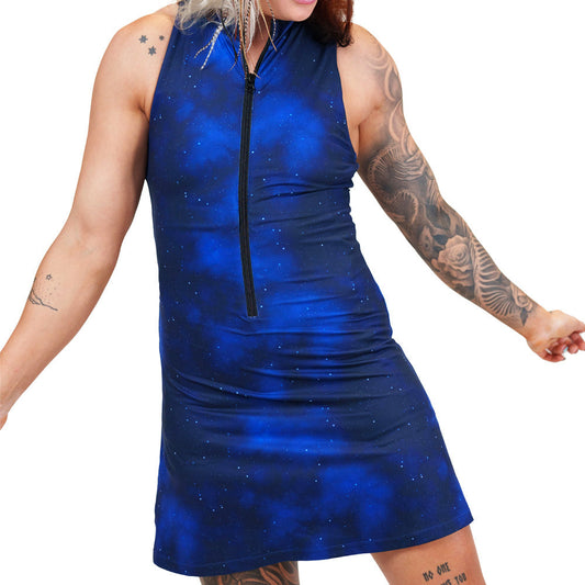 Constantly Varied Gear Half Zip Dress - Stellar