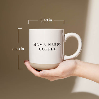 Floral 14 oz Stoneware Coffee Mug