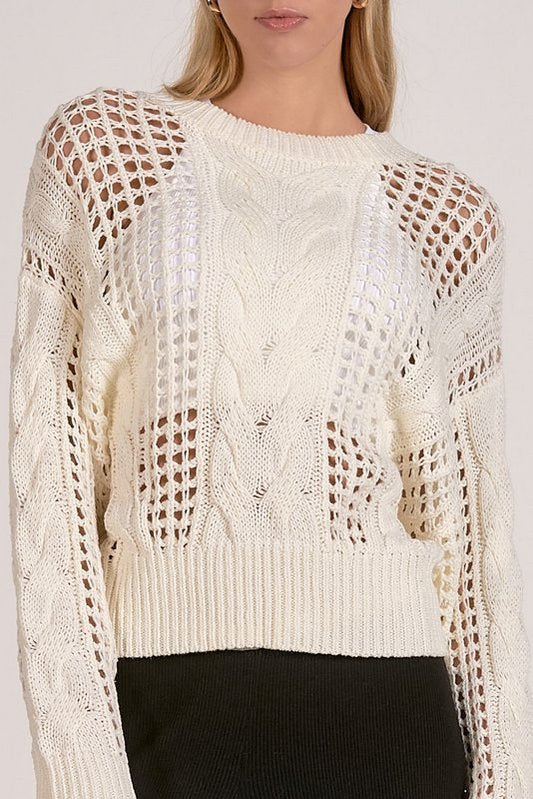 Poppy Sweater White