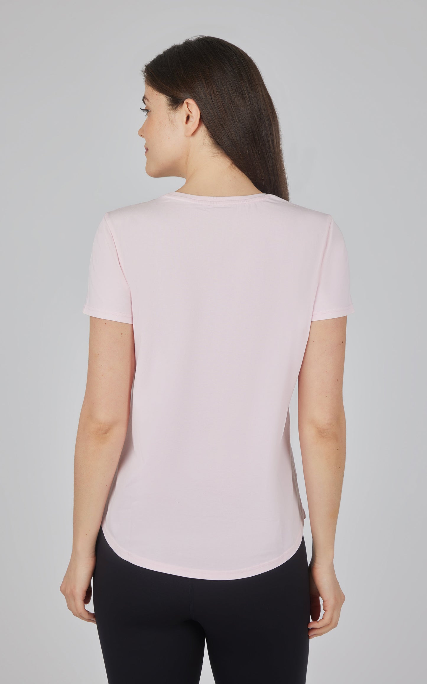 Cotton Jersey Brenna Acid Wash Crew Neck Tee