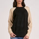 Black Natural Colorblock