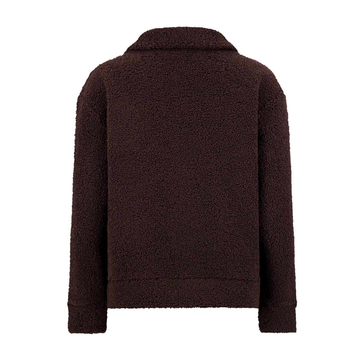 Spyder Women's Sherpa Quarter Zip Mock Neck - Cocoa