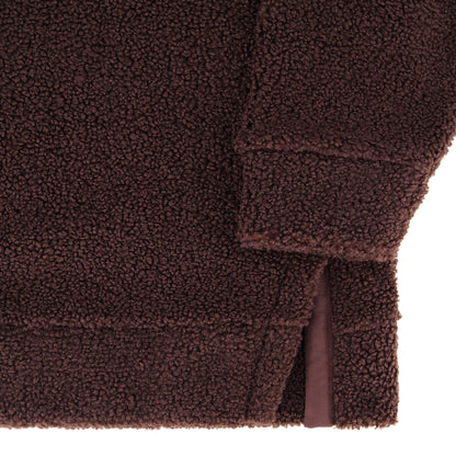 Spyder Women's Sherpa Quarter Zip Mock Neck - Cocoa