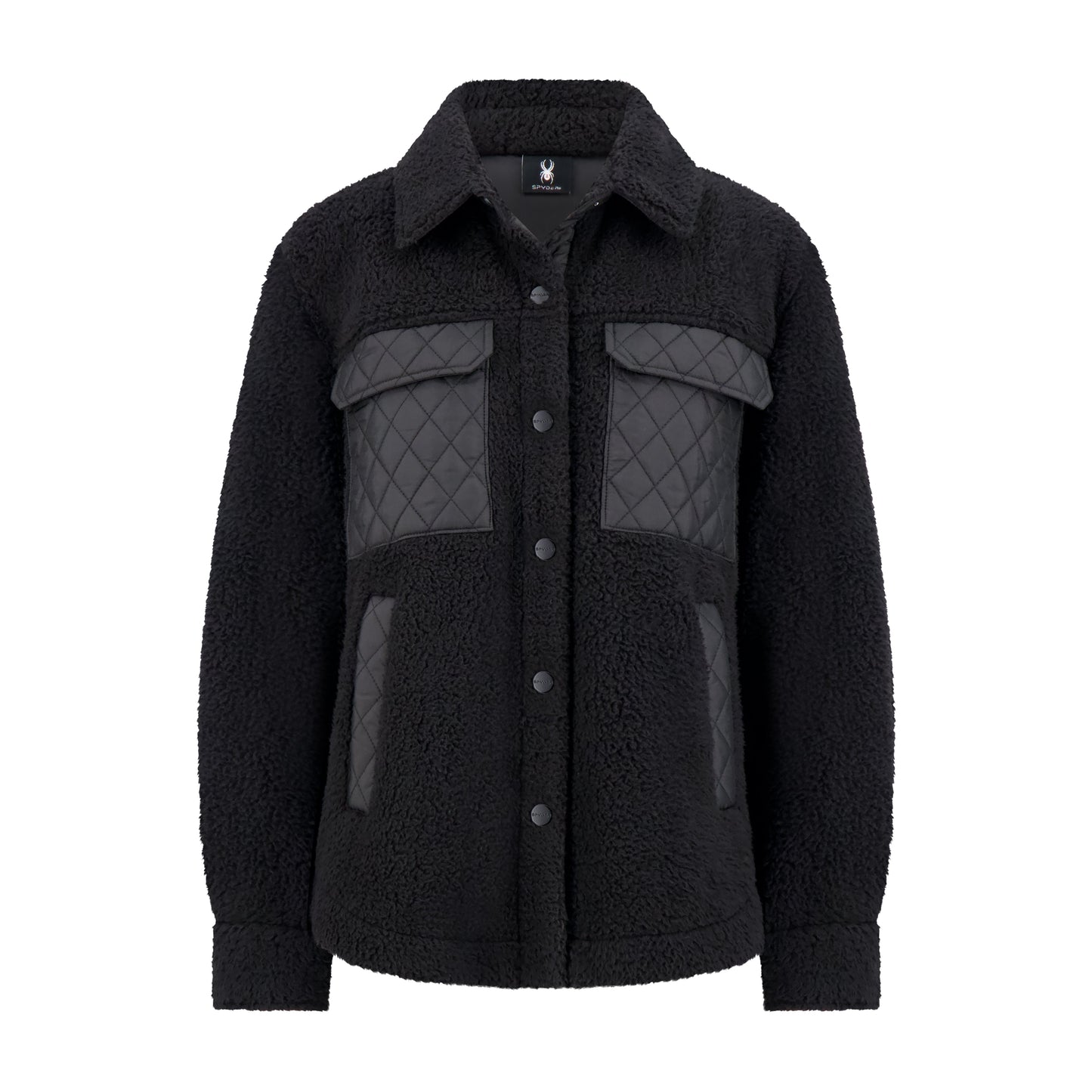 Spyder Women's Sherpa Shacket - Black