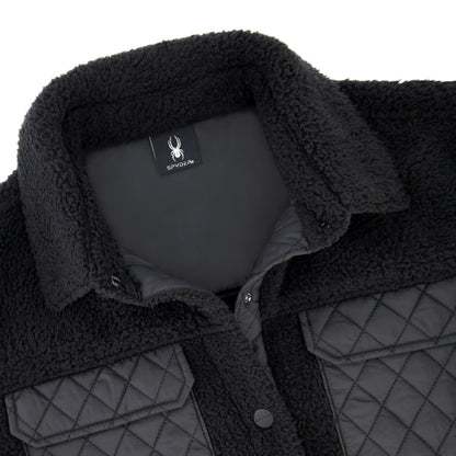 Spyder Women's Sherpa Shacket - Black