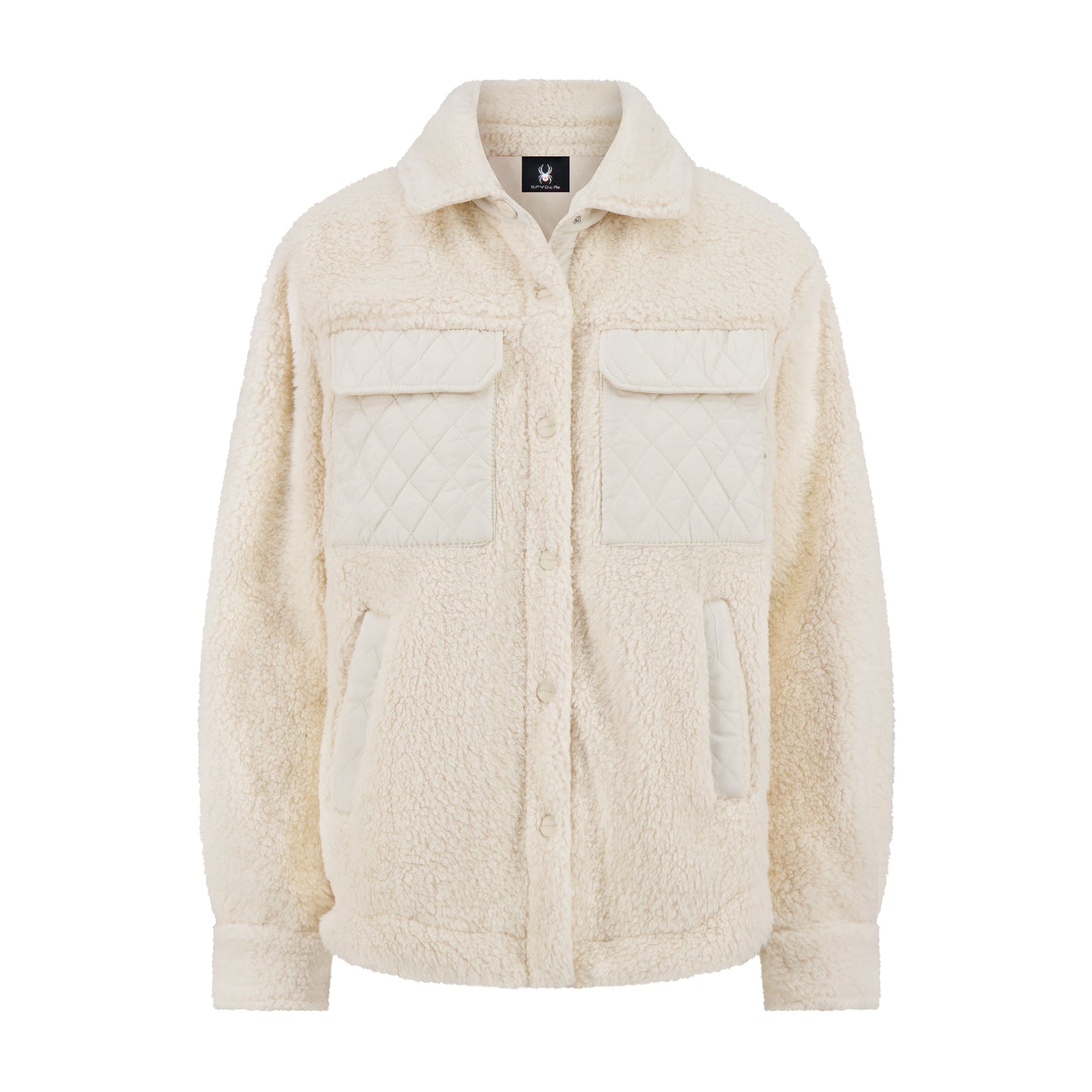 Spyder Women's Sherpa Shacket - Cream