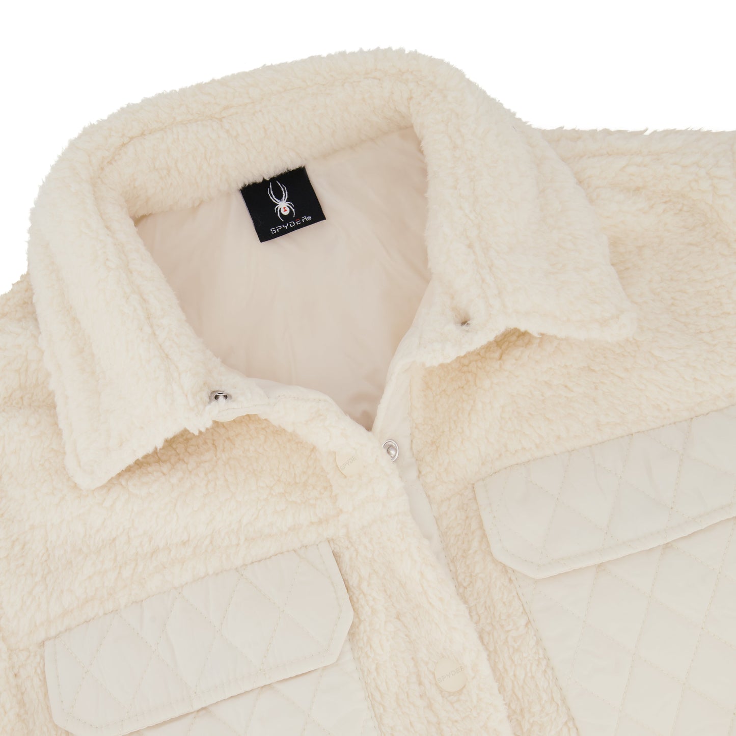 Spyder Women's Sherpa Shacket - Cream