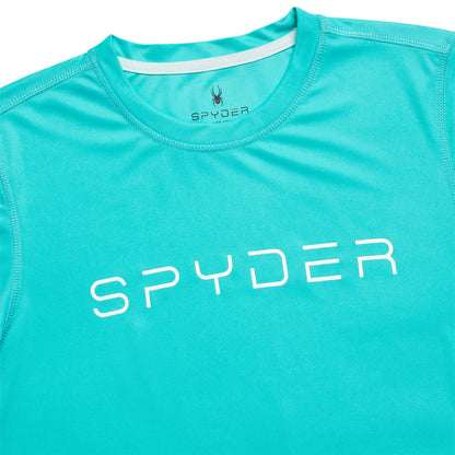 Women's Spyder Short Sleeve - Aquamarine