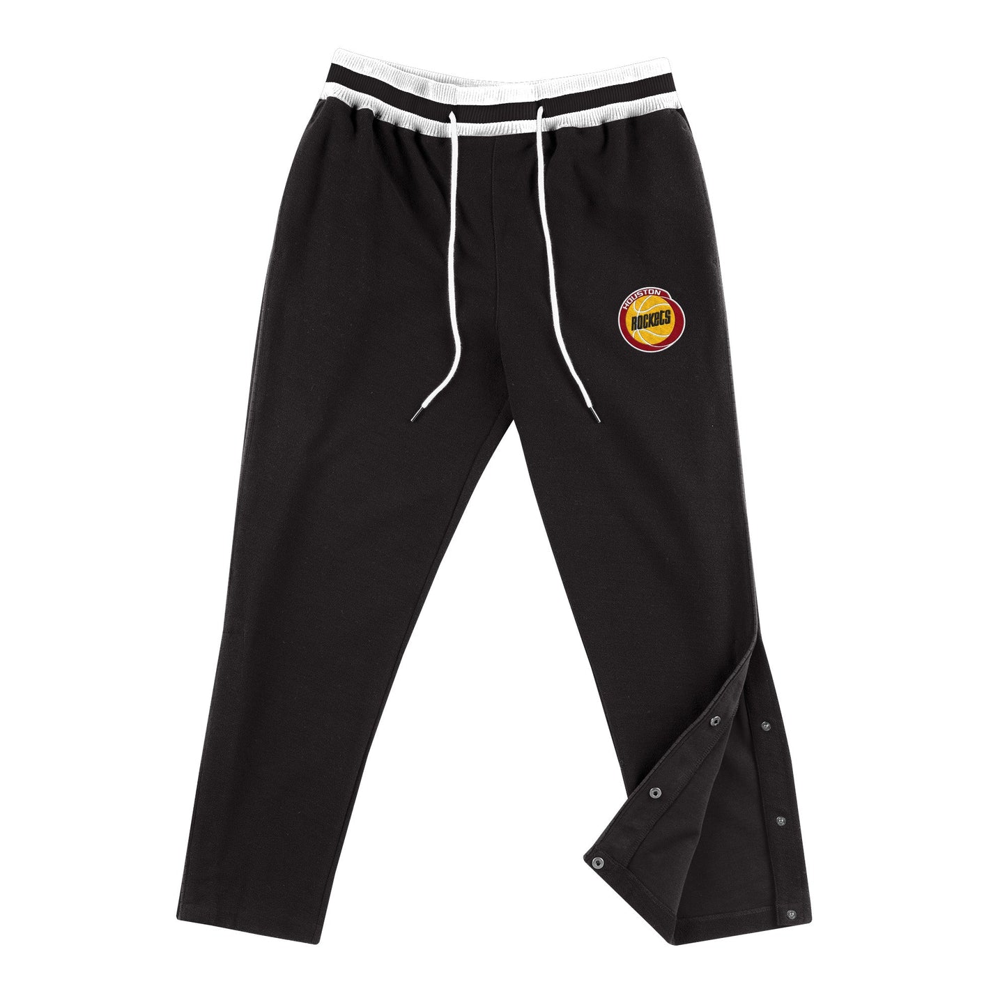 Mitchell & Ness Men's NBA Reversed Fleece Tearaway Pant Houston Rockets
