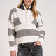 Heather Grey Stripe