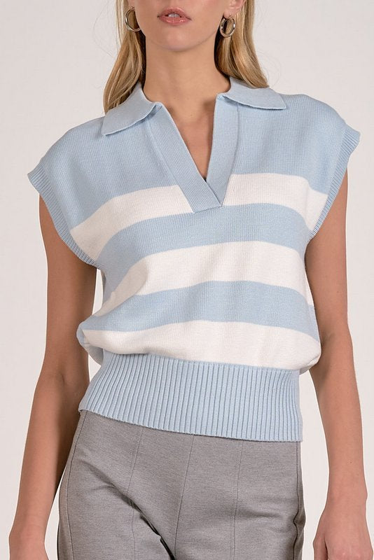 Porter Sweater Blue Stripe