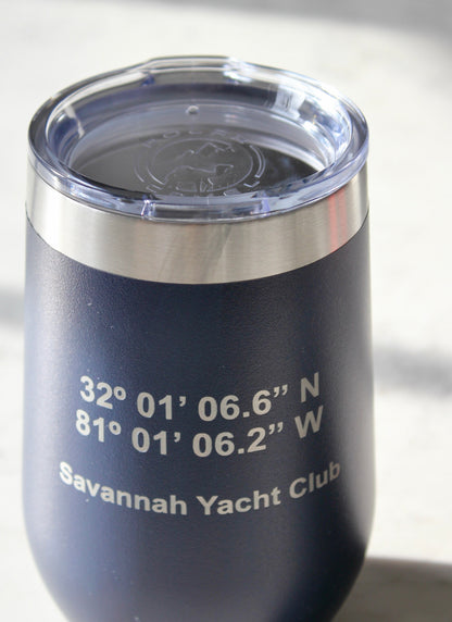GPS Coordinates & Custom Design Insulated Tumblers