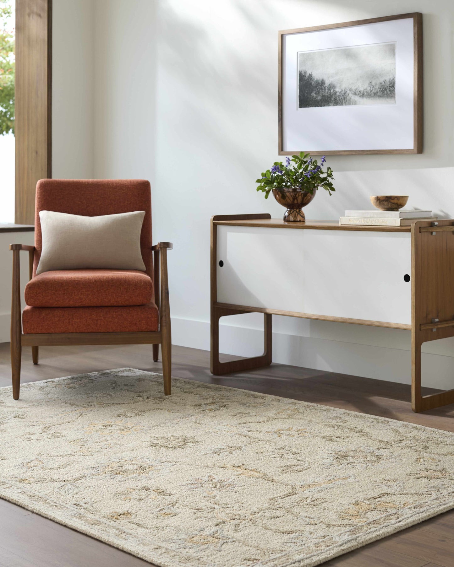 Adelle Tufted Oushak Area Rug