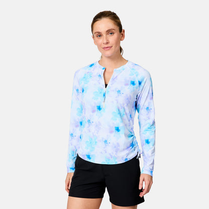 Women's SunFree Quarter Zip UPF Sunshirt