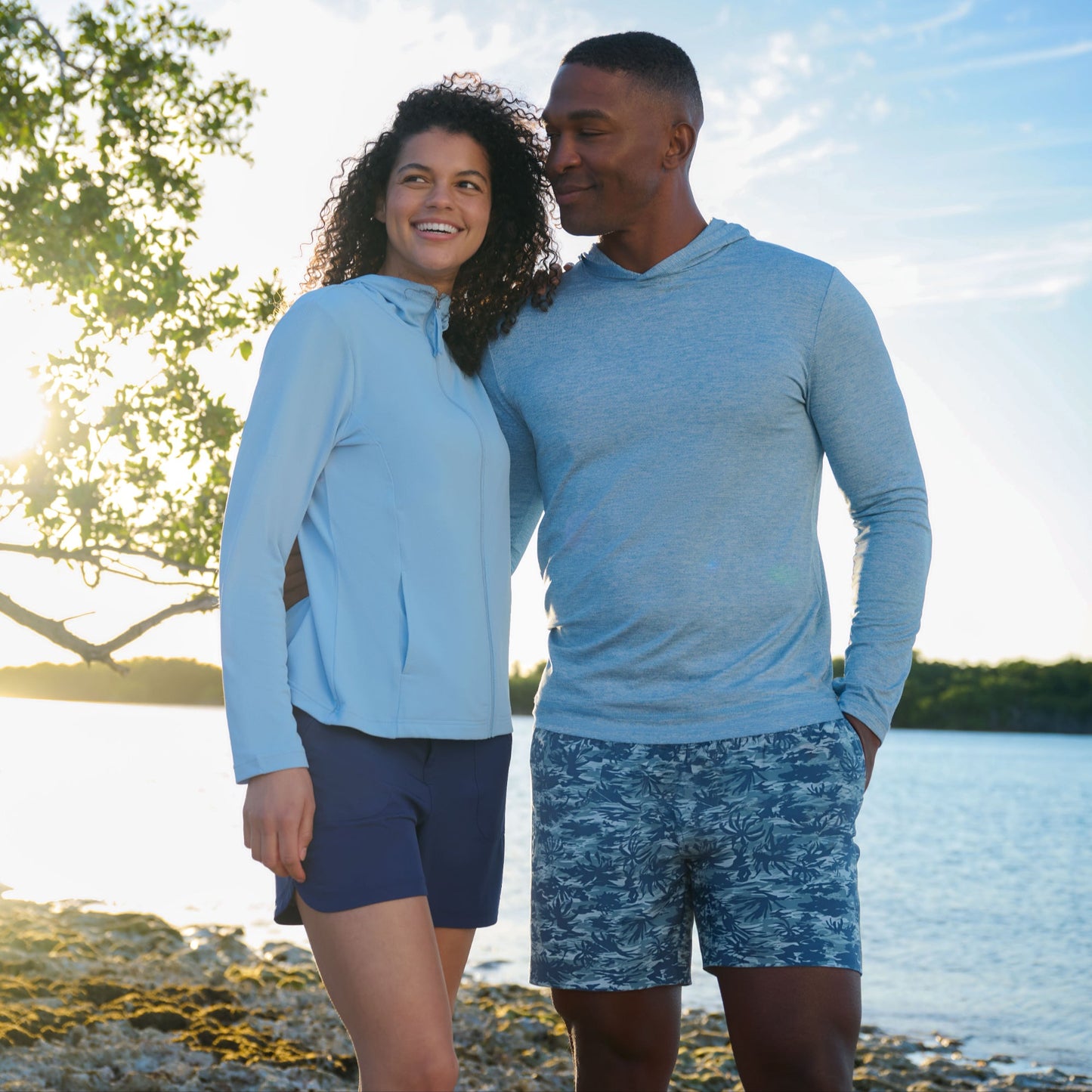 Women's SunFree Full Zip UPF Sunshirt