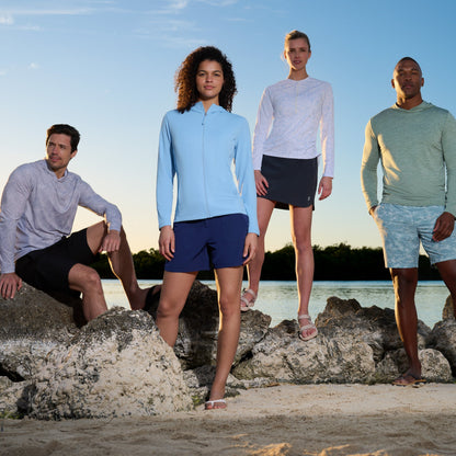 Women's SunFree Full Zip UPF Sunshirt