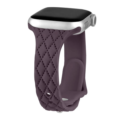 Apple Watch Silicone Strap - Slim Engraved Comfort Fit