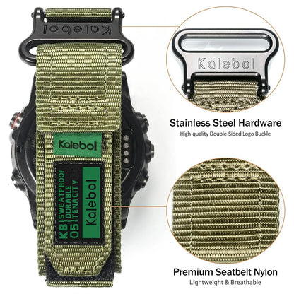 Garmin Nylon Loop Strap - Breathable Tactical Sports Band