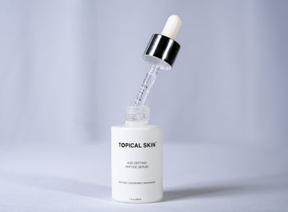 Topical Skin Age-Defying Peptide Serum