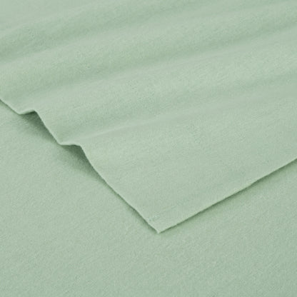 Kathy Ireland 100% Turkish Cotton Solid Flannel Sheet Set