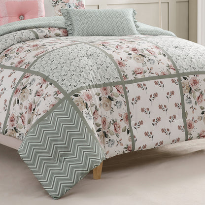 Bebejan Sage Serenity 5 Piece Reversible Comforter Set