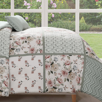 Bebejan Sage Serenity 5 Piece Reversible Comforter Set