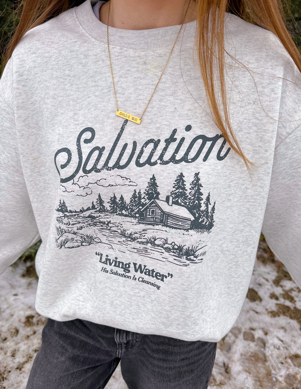 Elevated Faith Salvation Unisex Crewneck