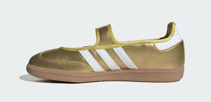 [IH6599] Women's adidas Samba Jane 'Gold Metallic White'
