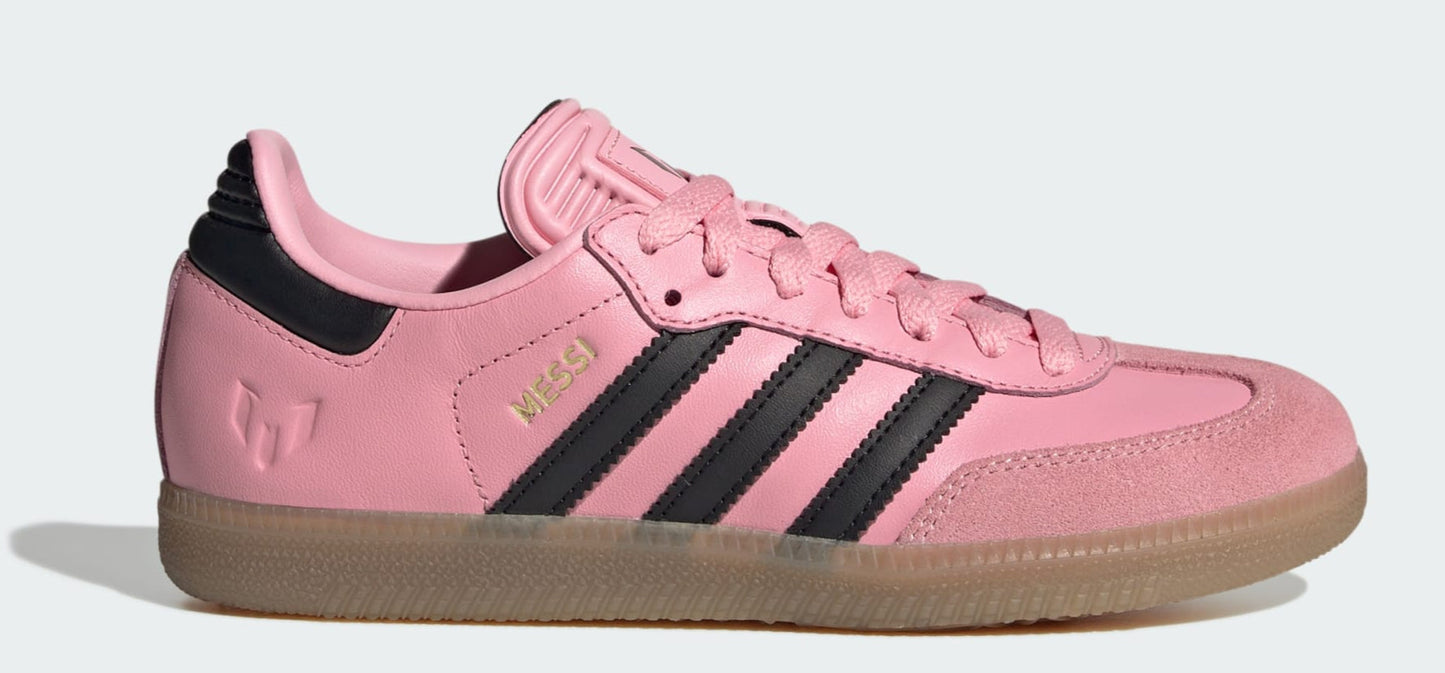Grade School adidas Samba Indoor 'Messi Light Pink Black (Gs)'