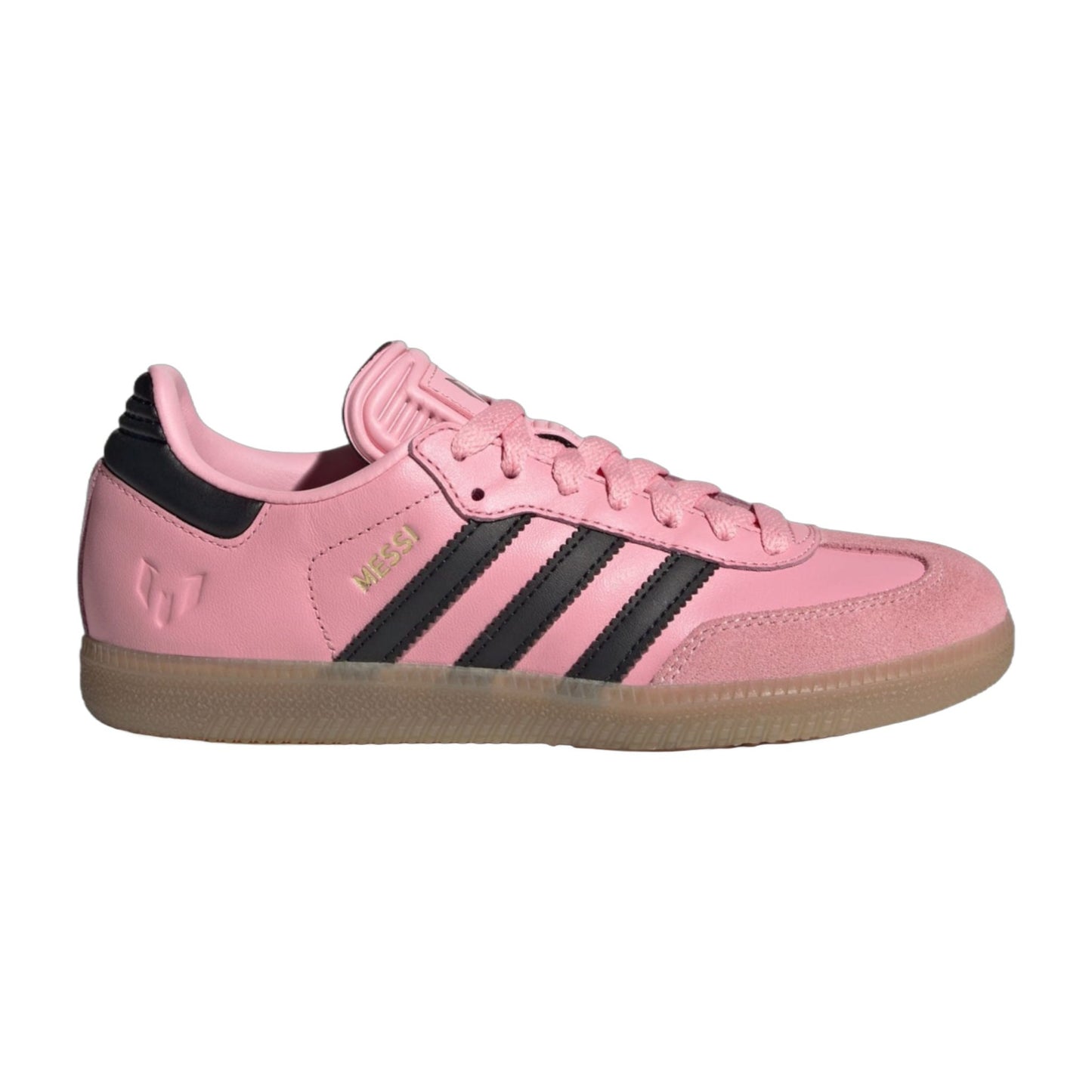 adidas Kids' Samba Indoor Messi Sneakers - Light Pink / Black
