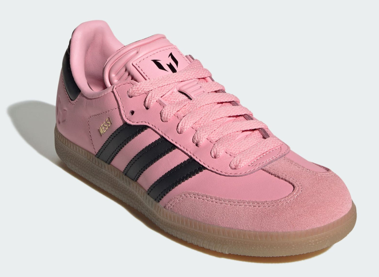 Grade School adidas Samba Indoor 'Messi Light Pink Black (Gs)'