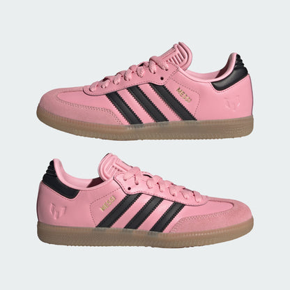 adidas Grade School Samba Indoor 'Messi Light Pink Black Gs' Sneakers