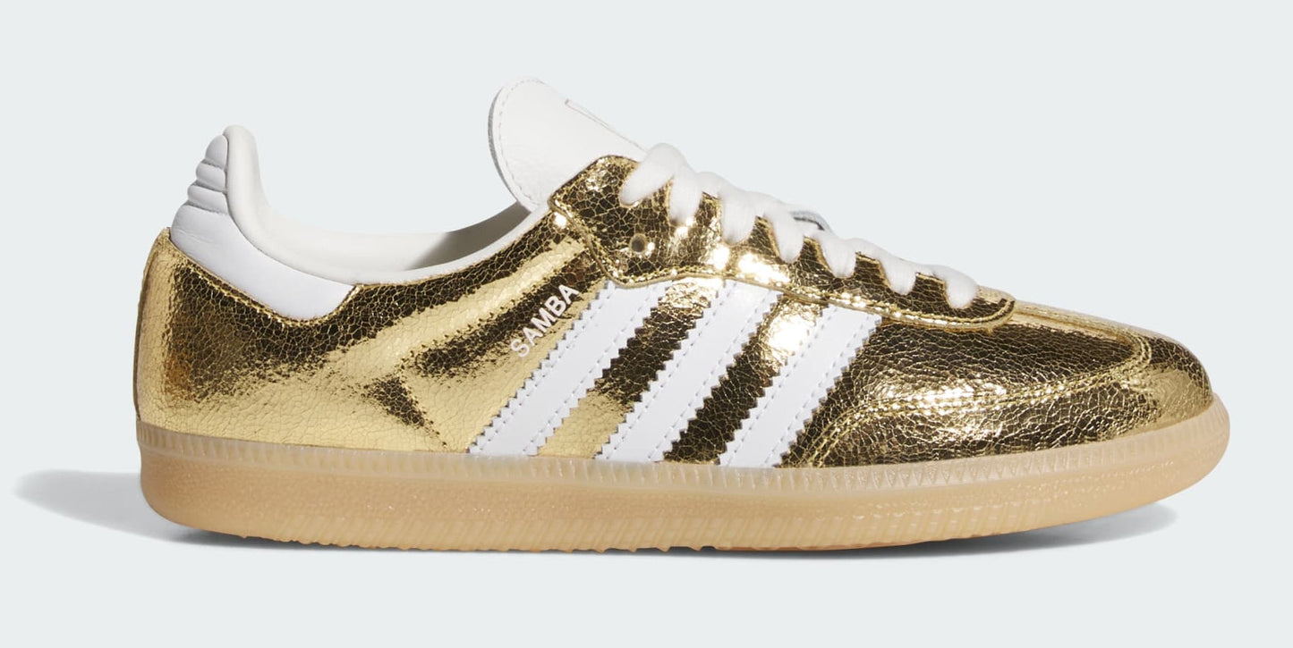 Women's adidas Samba Og 'Gold Metallic Cracked Leather'