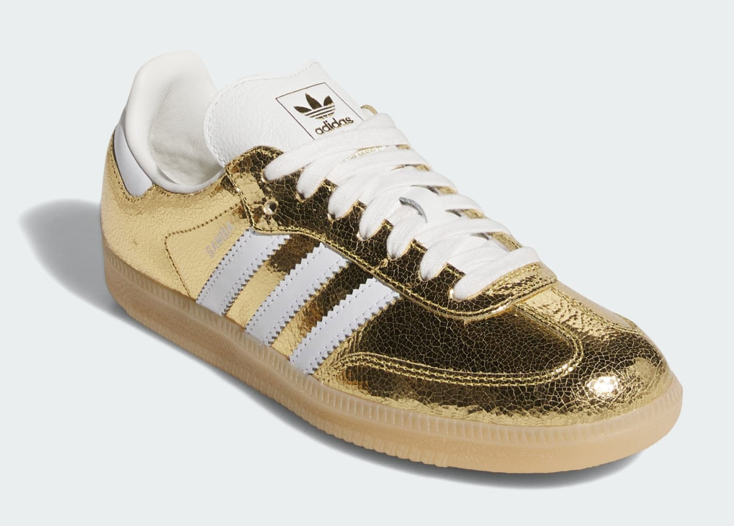 Women's adidas Samba Og 'Gold Metallic Cracked Leather'