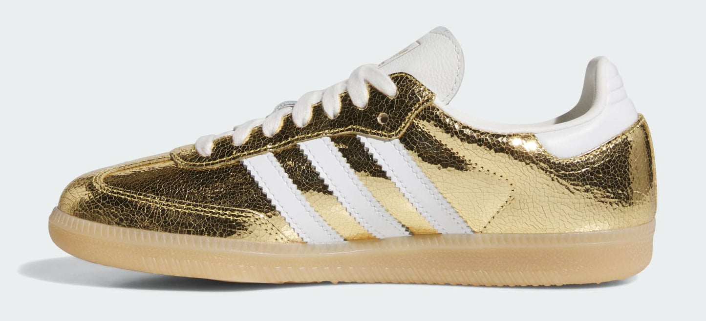 Women's adidas Samba Og 'Gold Metallic Cracked Leather'