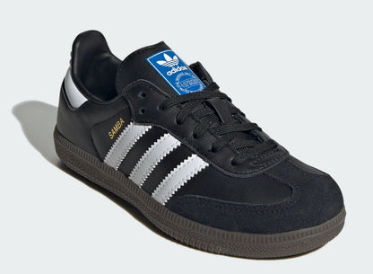 adidas Preschool Samba Og 'Core Black Cloud White Gum' Sneakers